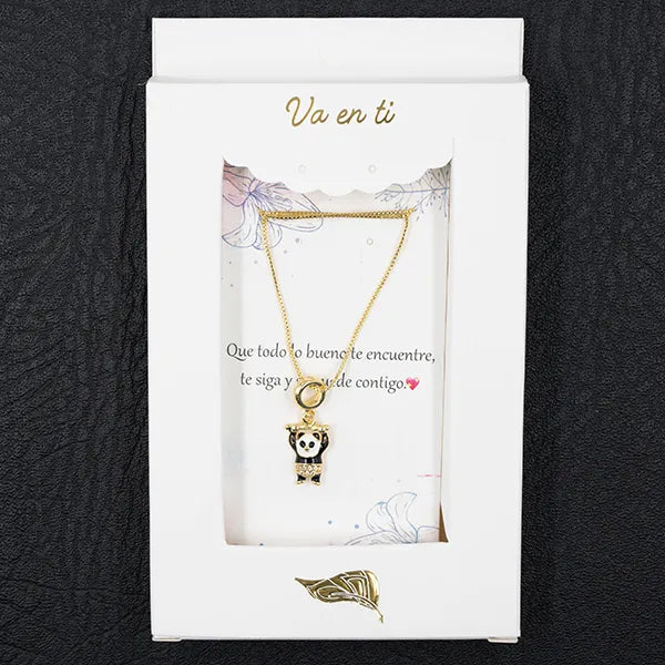 Collar en Rodio Panda ref 2