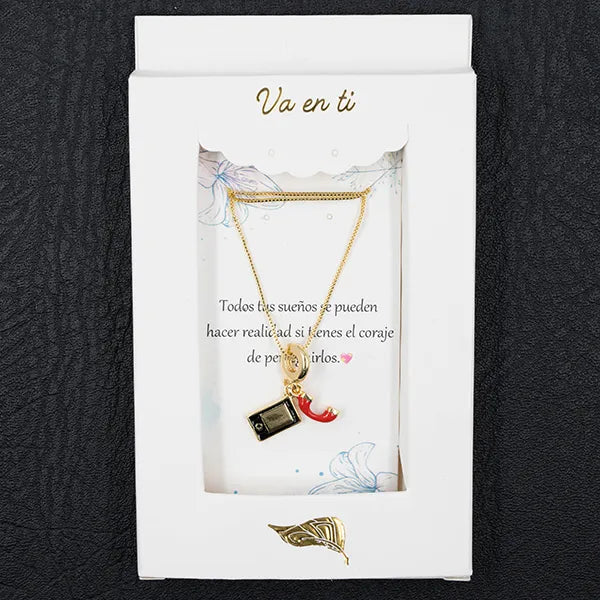 Collar en Rodio Phone