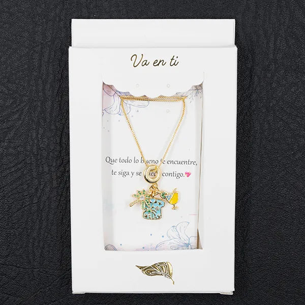 Collar en Rodio Playa