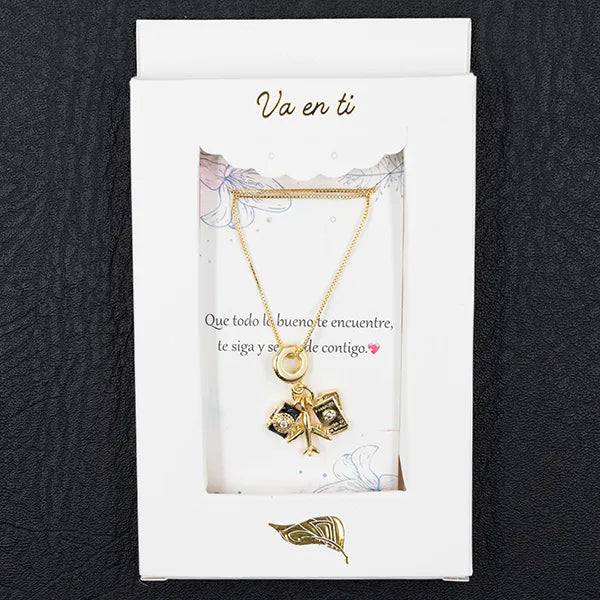 Collar en Rodio Ruta Viajera ref 2