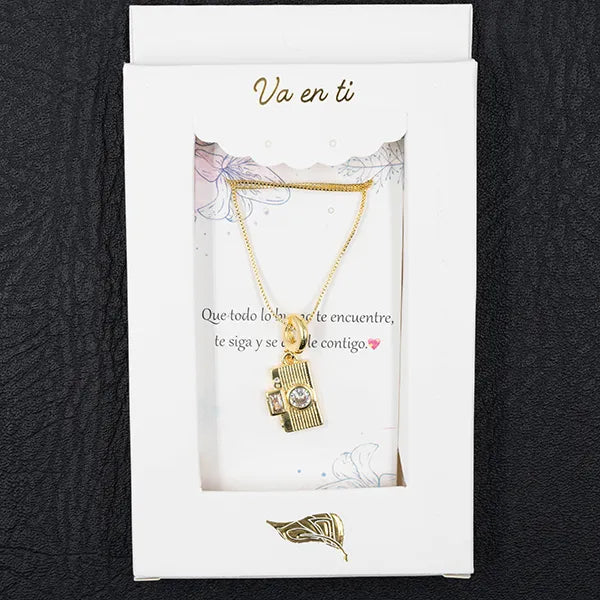 Collar en Rodio Vintage Cam