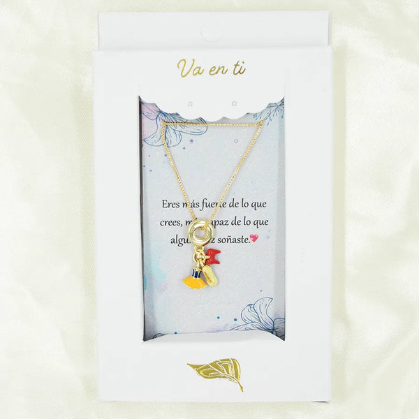 Collar en Rodio girl dress