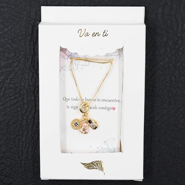 Collar en Rodio Ruta Viajera