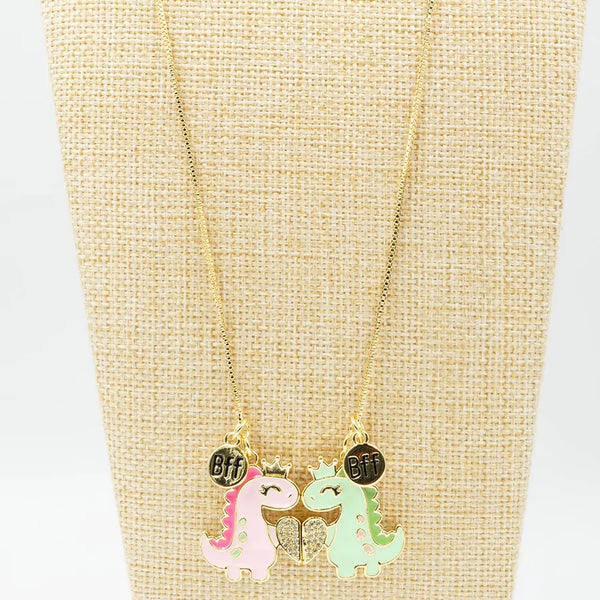 Cadena de Rodio Best Friends Dinos