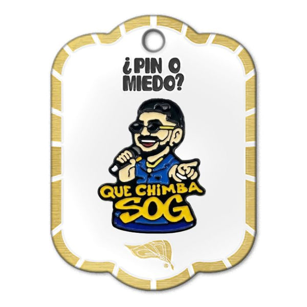 Pin metálico Ryan Castro Que Chimba Sog