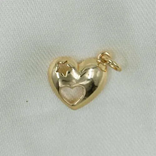 Dije Corazón (estrella y corazón interno)