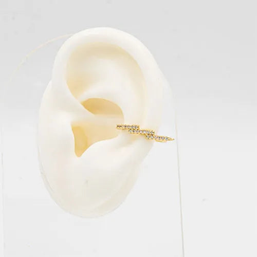 Ear cuff Small ray of zircons