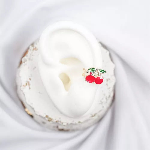 Ear cuff big cherry
