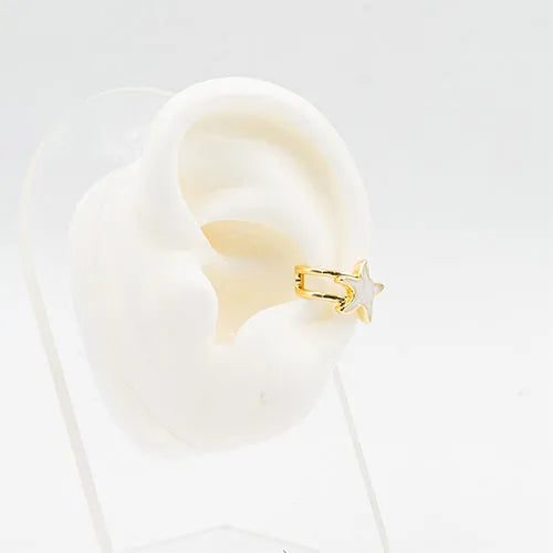 Ear cuff painted irregular star