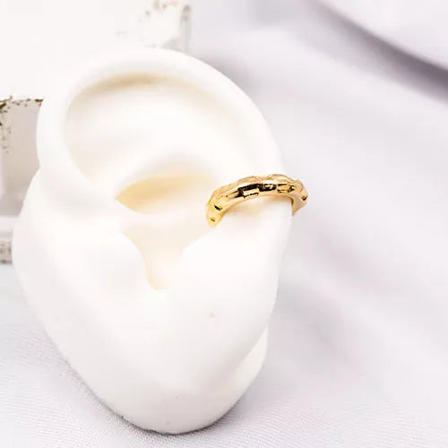 Ear cuff patrón de cuadros