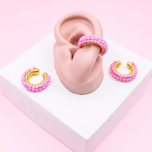 Ear cuff patrón mostacilla ref 1