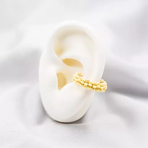 Ear cuff patrón mostacilla ref 10