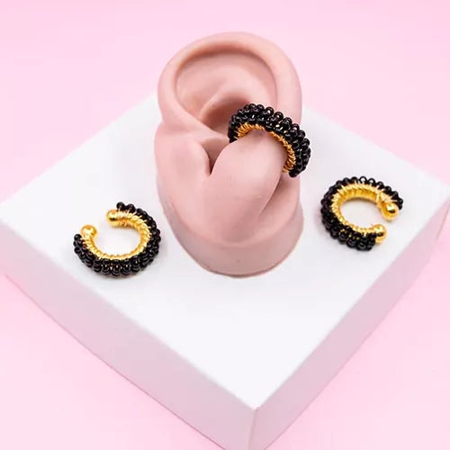 Ear cuff patrón mostacilla ref 2