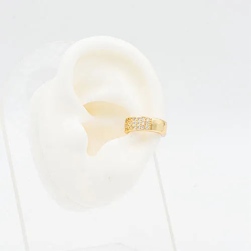 Ear cuff small wall of zircons