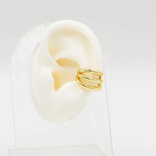 Ear cuff triple separate line