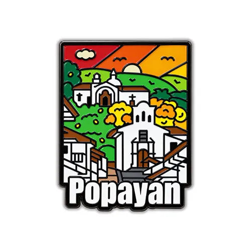 Imán Metálico Popayán Colonial