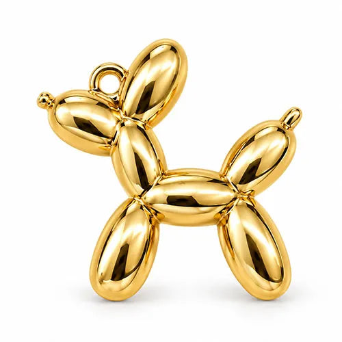 Maxi Dije Balloon Dog Shine Baño de Rodio
