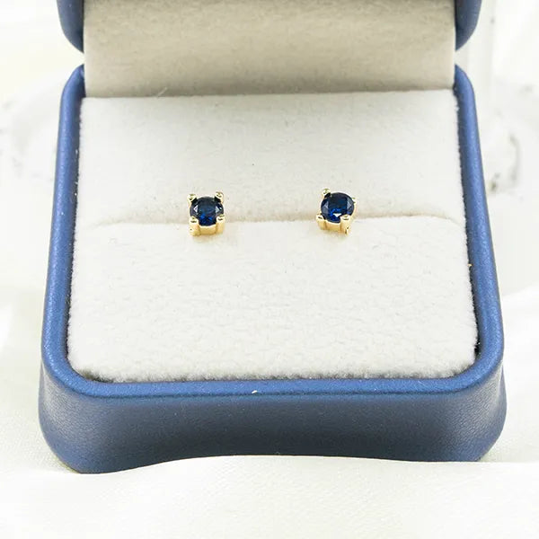 Par de topos Blue Elegant Crystal