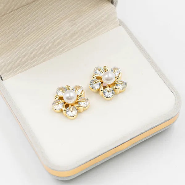 Par de topos pearl flower