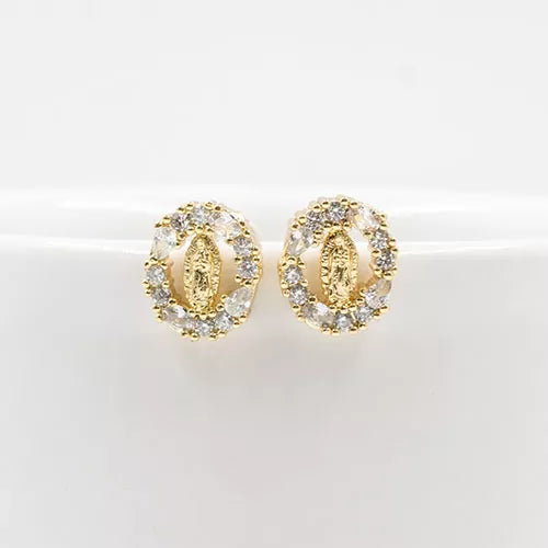 Par de topos virgen zircon arch