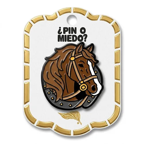 Pin Metálico Caballo Herradura