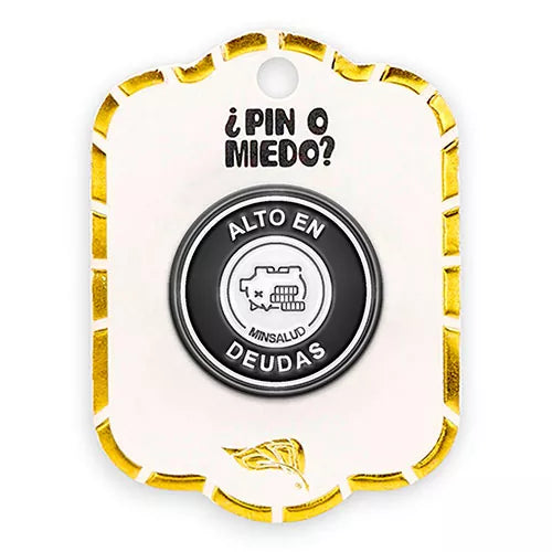 Pin en resina alto en deudas