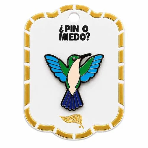 Pin metálico Colibrí