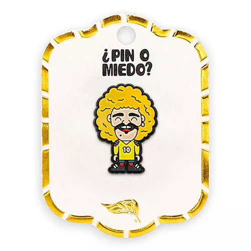 Pin metálico El Pibe Valderrama