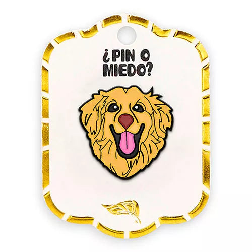 Pin metálico Golden retriever