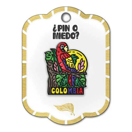 Pin metálico Guacamaya Colombiana ref 2