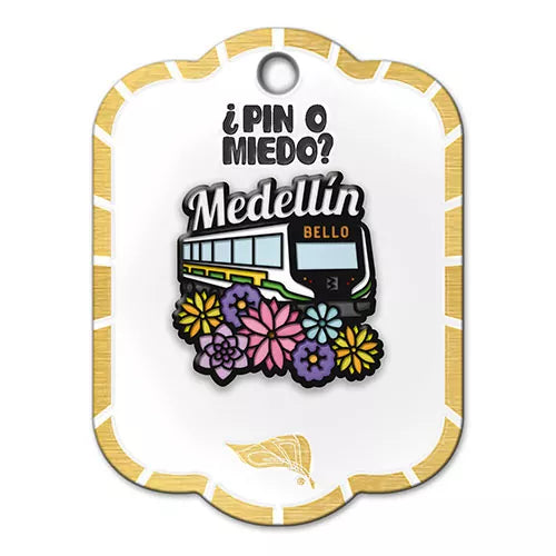 Pin metálico Metro de Medellín
