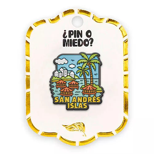 Pin metálico San Andrés Islas