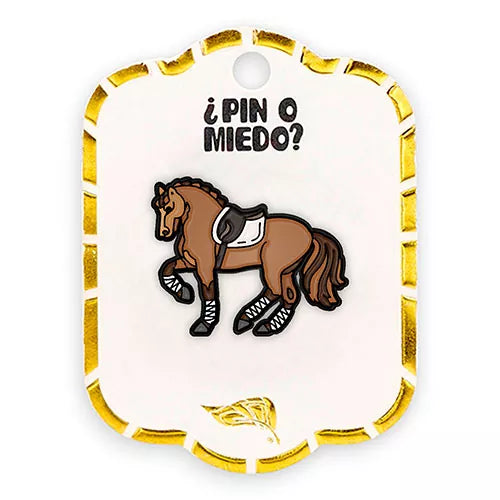 Pin metálico caballo