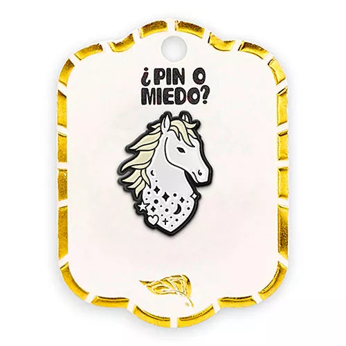 Pin metálico caballo galaxia