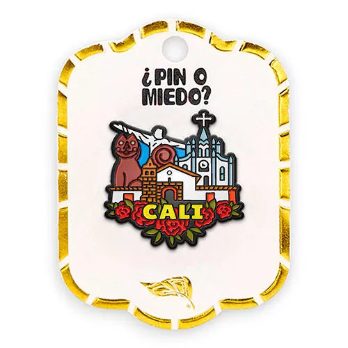 Pin metálico collage Cali