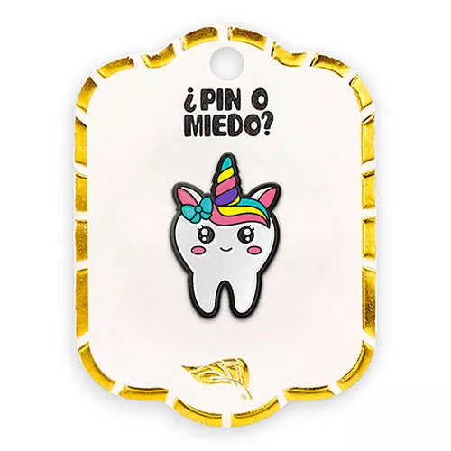 Pin metálico diente