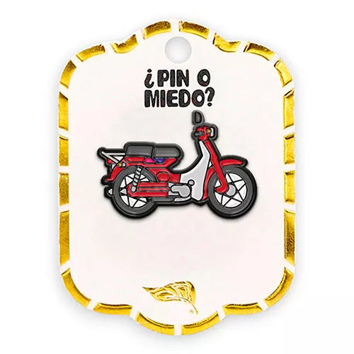 Pin metálico moto V80