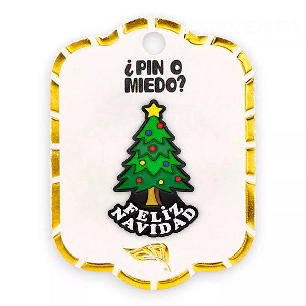 Pin metálico árbol de navidad
