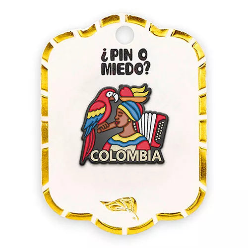 Pin metálico típicos colombianos ref 2