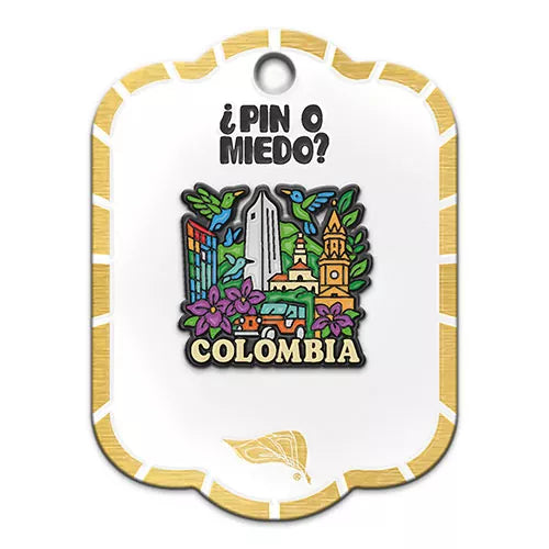 Pin metálico típicos de Colombia ref 3