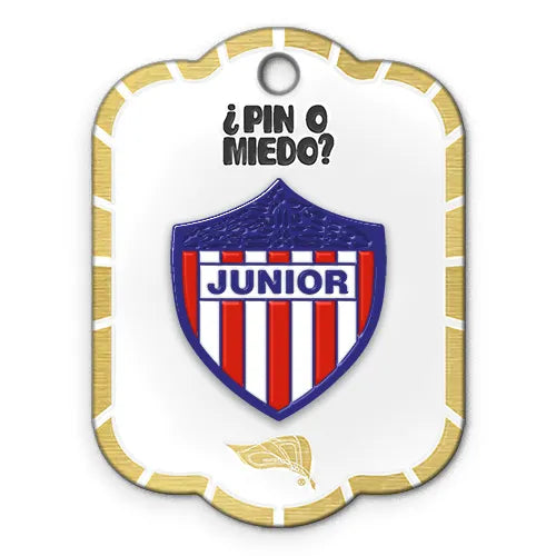 Pin metálico Junior de Barranquilla