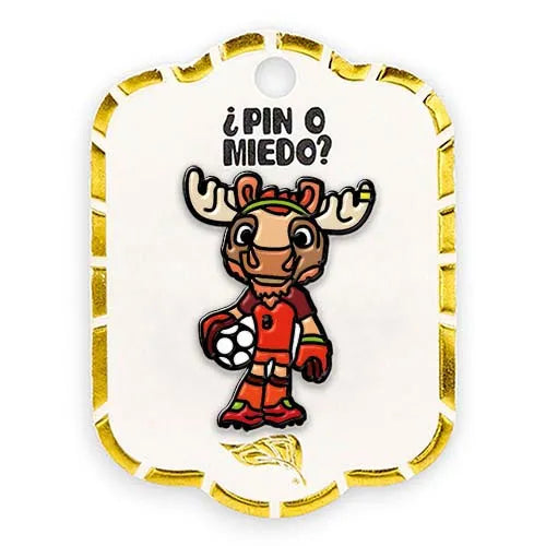 Pin metálico Maple mundial 2026