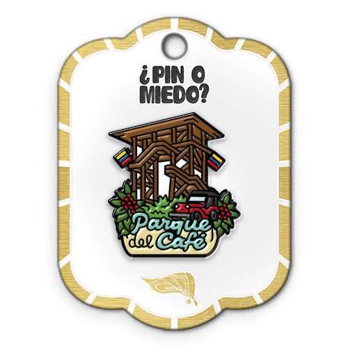 Pin metálico Parque del café