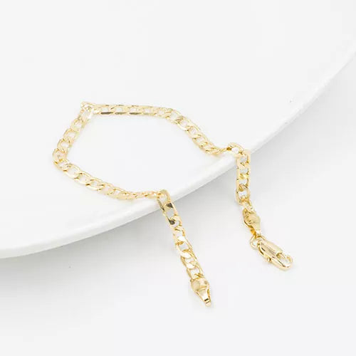 Pulsera en oro Goldfield continuous link