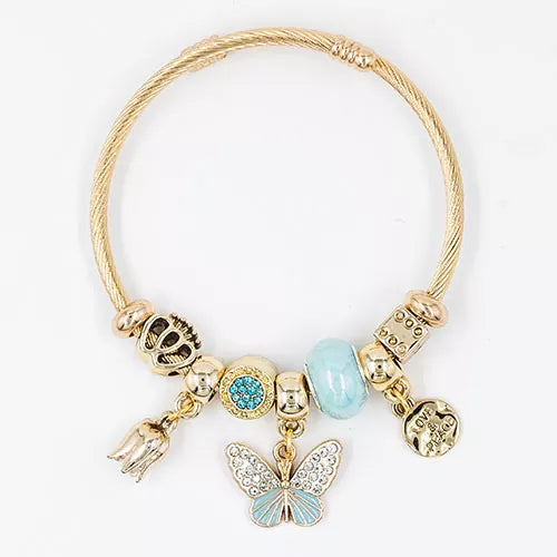 Pulsera tipo pandora dorada ref 31