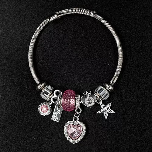Pulsera tipo pandora plateado ref 27