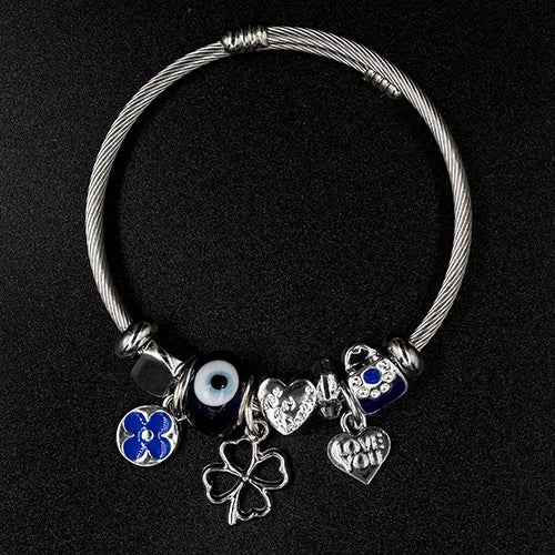 Pulsera tipo pandora plateado ref 29