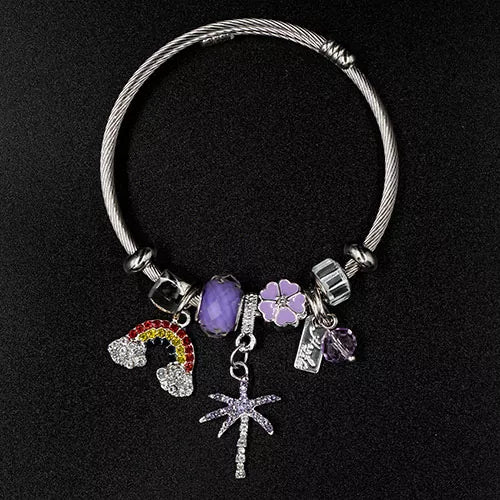 Pulsera tipo pandora plateado ref 30