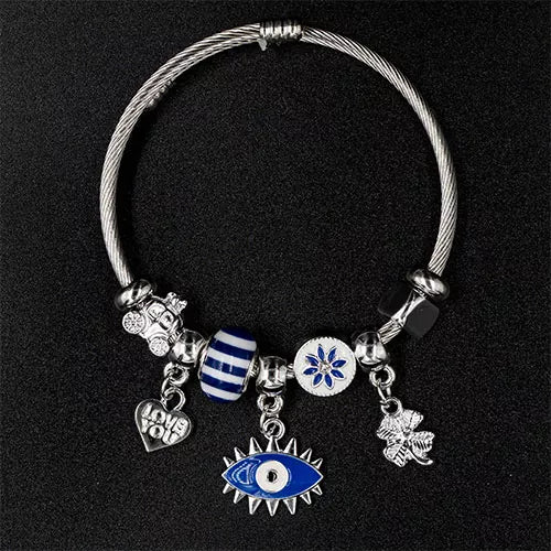 Pulsera tipo pandora plateado ref 32