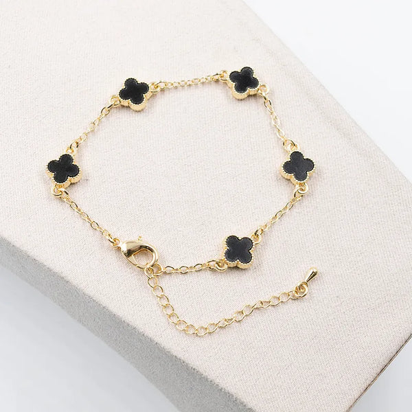 Pulsera Clover Negro
